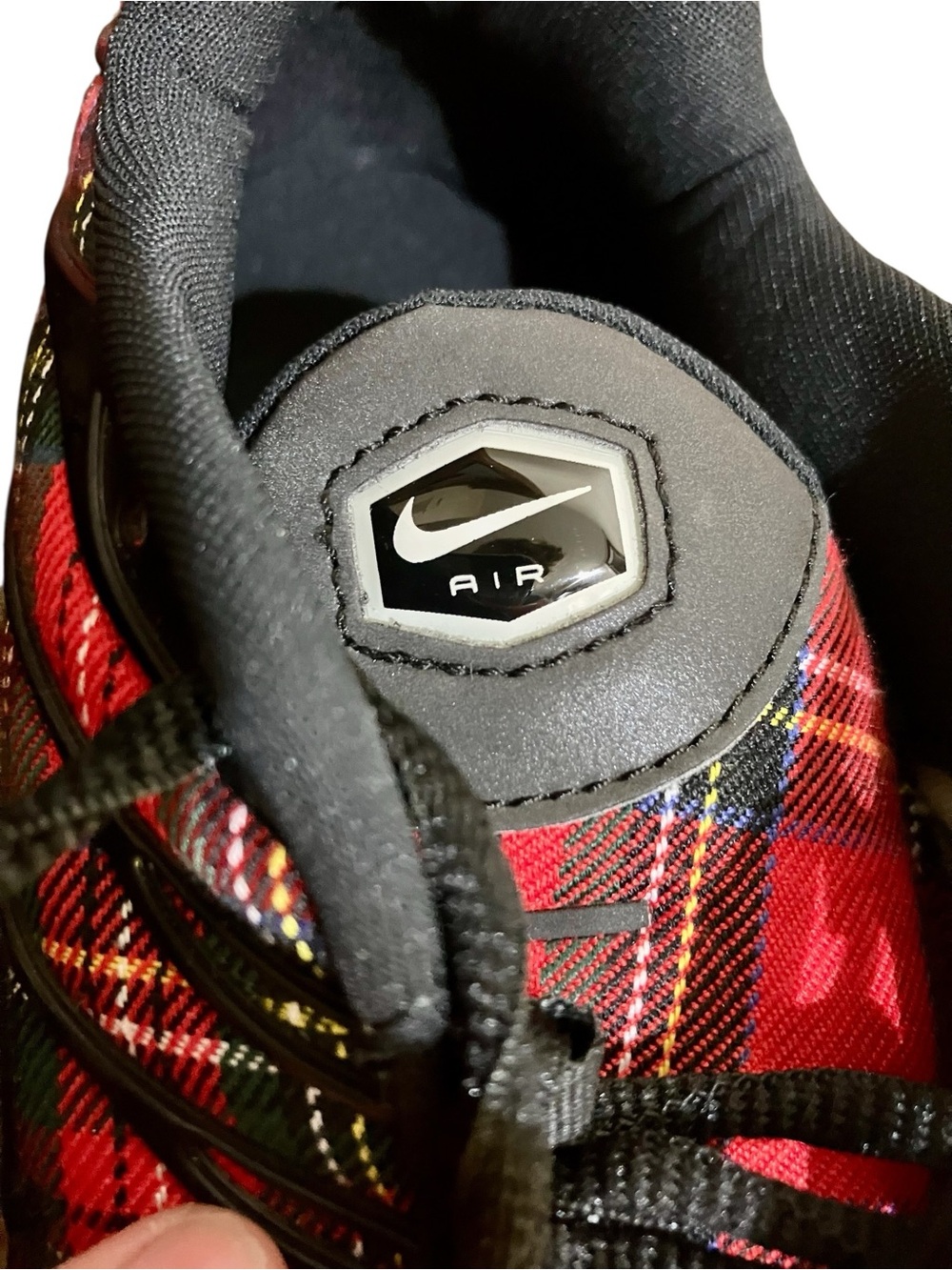 Rare 2018 Nike Women's Air Max Plus 'Tartan' Plaid Sneaker Size 9 - Picture 11 of 11